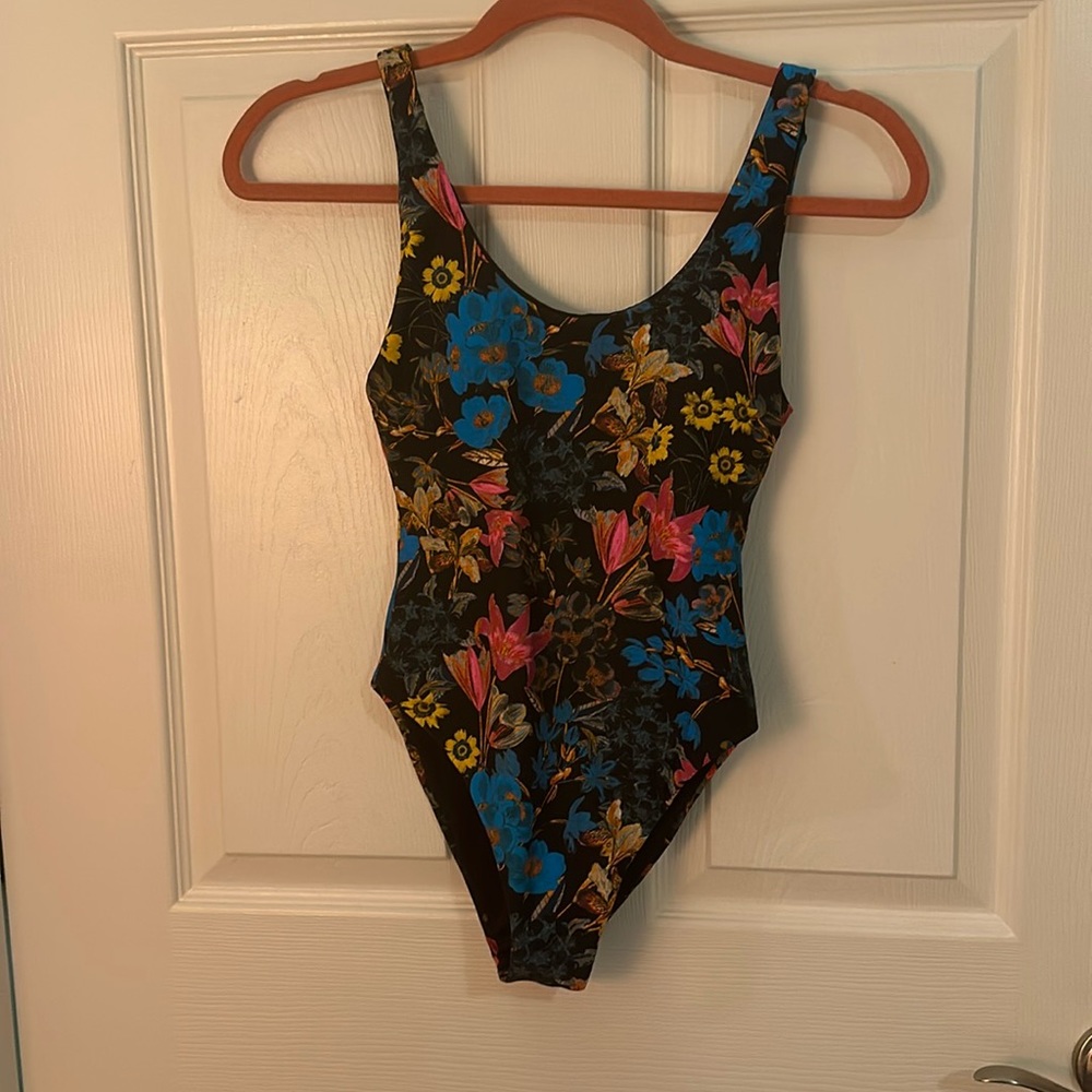 Rusty one piece floral swim suit!
